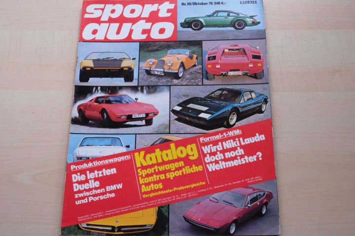 Deckblatt Sport Auto (10/1976)